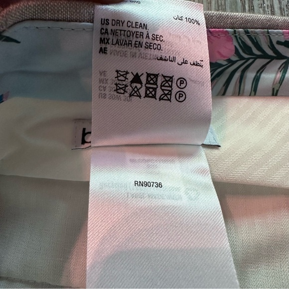 Bar III Slim Fit Gray Linen Trousers Size Width 30” x Length 30” NWT - Picture 5 of 9